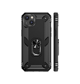 iPhone 13 | iPhone 13 - NX Pro™ Armor Cover m. Ring Holder - Sort - DELUXECOVERS.DK