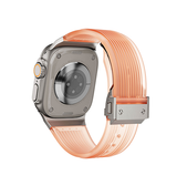 Apple Watch 42-49mm | Apple Watch (42/44/SE/45/46/49mm) - Redefine™ Translucent Sports Rem - Orange - DELUXECOVERS.DK