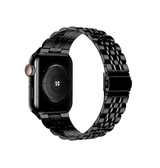 Apple Watch 42-49mm | Apple Watch (42/44/SE/45/46/49mm) - Butterfly Stål Urlænke - Sort - DELUXECOVERS.DK