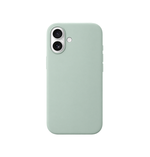 iPhone 16 | iPhone 16 - DeLX™ Pastel Silikone Cover - Moss Green - DELUXECOVERS.DK