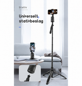 Gimbal | 360° gimbalstativ för mobil – AI-ansiktsspårning – SteadyShoot™ - DELUXECOVERS.SE