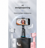 Gimbal | 360° gimbalstativ för mobil – AI-ansiktsspårning – SteadyShoot™ - DELUXECOVERS.SE