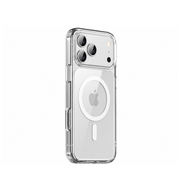 iPhone 17 Pro Max | iPhone 17 Pro Max - DeLX™ MagSafe Silikone Cover - Gennemsigtig - DELUXECOVERS.DK