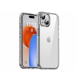 iPhone 15 | iPhone 15 - iPAKY™ Hybrid Silikone Cover - Gennemsigtig - DELUXECOVERS.DK