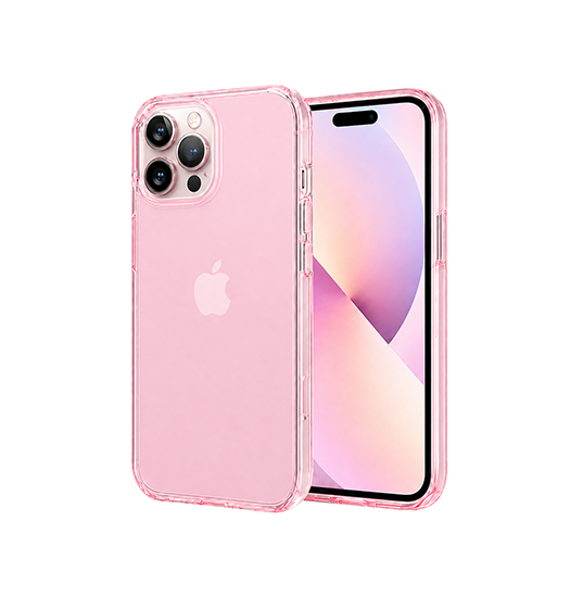iPhone 14 Pro Max | iPhone 14 Pro Max - Ballet™ Crystal Silikone Bagside Cover - Pink - DELUXECOVERS.DK