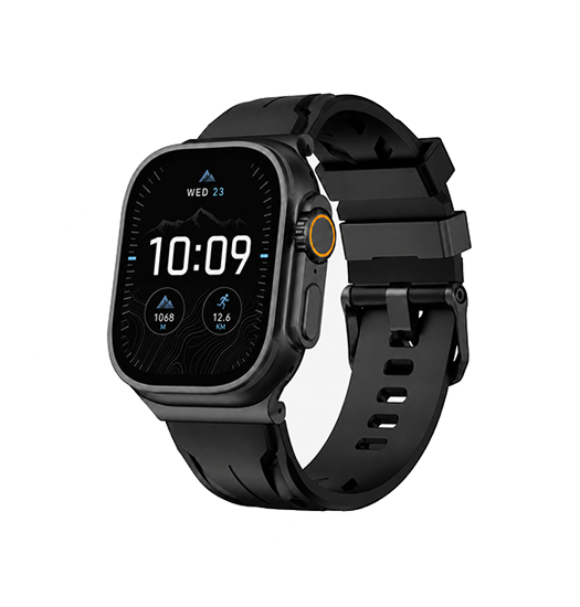 Apple Watch 42-49mm | Apple Watch (42/44/SE/45/46/49mm) - TrailHunter™ Outdoor Sportsrem - Shadow Black - DELUXECOVERS.DK