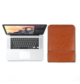 Macbook Sleeve | MacBook Pro, Air, Neo 13" - L'Empiri™ Smooth Læder Sleeve - Vintage Brun - DELUXECOVERS.DK