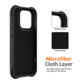 iPhone 16 Pro | iPhone 16 Pro - DeLX™ Wave Silikone Cover - MagSafe kompatibel - Sort - DELUXECOVERS.DK