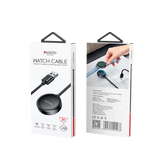 Kabel Watch oplader | Samsung Galaxy Watch | USB-A Magnetisk Trådløs Oplader - Sort - 1M - DELUXECOVERS.DK