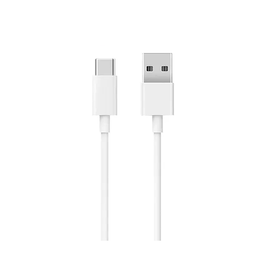 Kabel USB-A til USB-C | USB-C Til USB-A | Oplade Data / Sync Kabel - Hvid - 1M - DELUXECOVERS.DK