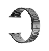 Apple Watch 42-49mm | Apple Watch (42/44/SE/45/46/49mm) - L'Empiri™ Premium 316L Stål Rem - Sort - DELUXECOVERS.DK