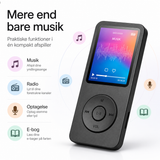MP3/MP4 Afspiller | DeLX™ PocketPlay MP3/MP4 Musikafspiller – Bluetooth - DELUXECOVERS.DK