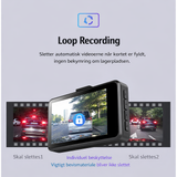 Dashcam | 4K UHD Dashcam M. Skærm - G-Sensor - GPS - APP - BlackBOX™ - DELUXECOVERS.DK
