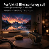 Projektor | Premium Full HD-projektor – Wi-Fi, Bluetooth, HDMI/USB – IHOMEILIFE™ - DELUXECOVERS.SE