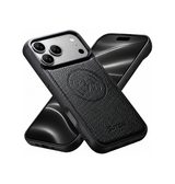 iPhone 18 Pro Max | iPhone 18 Pro Max - Suteni® Vegansk Læder cover M. MagSafe - Sort - DELUXECOVERS.DK
