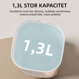 Gadgets | Bærbar luftfugter Genopladelig M. digital skærm - Hvid - DELUXECOVERS.DK
