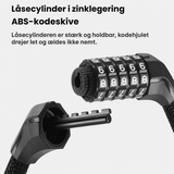 Cykel lås | Stålwire-Cykellås M. Talkombination - West-Biking® - DELUXECOVERS.DK
