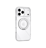 iPhone 18 Pro | iPhone 18 Pro - MagStand Silikone Cover - Gennemsigtig - DELUXECOVERS.DK
