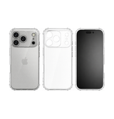 iPhone 18 Pro | iPhone 18 Pro - Silent Stødsikker Silikone Cover - Gennemsigtig - DELUXECOVERS.DK