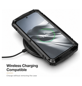 Samsung Galaxy S25 | Samsung Galaxy S25 - R-JUST™ Safeguard Vandtæt 360 °Cover - Sort - DELUXECOVERS.DK