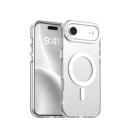 iPhone 17 Air | iPhone 17 Air - DeLX™ Frosted Cover m. MagSafe - Hvid - DELUXECOVERS.DK