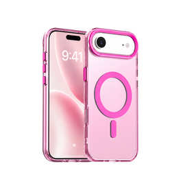 iPhone 17 Air | iPhone 17 Air - DeLX™ Frosted Cover m. MagSafe - Pink - DELUXECOVERS.DK
