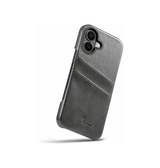 iPhone 17 | iPhone 17 - NX Design™ Læder Cover M. Kortholder - Grå - DELUXECOVERS.DK