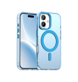 iPhone 17 | iPhone 17 - DeLX™ Frosted Cover m. MagSafe - Blå - DELUXECOVERS.DK