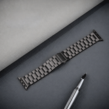 Apple Watch 42-49mm | Apple Watch (42/44/SE/45/46/49mm) - CNC Pro Rustfrit Stål Rem - Mørkegrå - DELUXECOVERS.DK