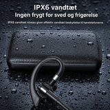 Bluetooth Øresnegl | Øresnegl On-ear / AI-støjreduktion / Bluetooth - 5.4 - Sort - DELUXECOVERS.DK
