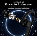 Bluetooth Øresnegl | Øresnegl On-ear / AI-støjreduktion / Bluetooth - 5.4 - Sort - DELUXECOVERS.DK