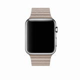 Apple Watch 38-42mm | Apple Watch (38/40/SE/41/42mm) - Valence™ Loop Læder Rem - Beige - DELUXECOVERS.DK