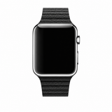 Apple Watch 42-49mm | Apple Watch (42/44/SE/45/46/49mm) - Valence™ Loop Læder Rem - Sort - DELUXECOVERS.DK