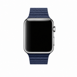 Apple Watch 42-49mm | Apple Watch (42/44/SE/45/46/49mm) - Valence™ Loop Læder Rem - Navy - DELUXECOVERS.DK