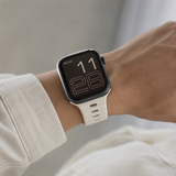 Apple Watch 38-42mm | Apple Watch (38/40/SE/41/42mm) - Square Buckle Silikonerem - Sand - DELUXECOVERS.DK