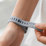 Apple Watch 38-42mm | Apple Watch (38/40/SE/41/42mm) - Square Buckle Silikonerem - Stone - DELUXECOVERS.DK