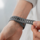 Apple Watch 38-42mm | Apple Watch (38/40/SE/41/42mm) - Square Buckle Silikonerem - Graphite - DELUXECOVERS.DK