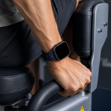 Apple Watch 38-42mm | Apple Watch (38/40/SE/41/42mm) - 4Run™ Silikone Løbe Sportsrem - Navy - DELUXECOVERS.DK