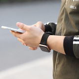 Apple Watch 42-49mm | Apple Watch (42/44/SE/45/46/49mm) - Nato Military Nylon Rem - Black Onyx - DELUXECOVERS.DK