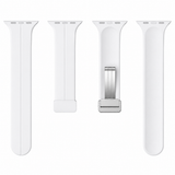 Apple Watch 38-42mm | Apple Watch (38/40/SE/41/42mm) - S-Line™ Silikone Rem - Hvid - DELUXECOVERS.DK