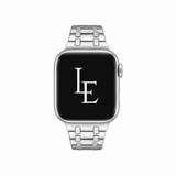 Apple Watch 38-42mm | Apple Watch (38/40/SE/41/42mm) - L'Empiri™ Nexus Rustfri Stålrem - Sølv - DELUXECOVERS.DK