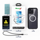 iPhone 16 Pro | iPhone 16 Pro - Redpepper™ IP68 Vandtæt Håndværker Cover - Sort - DELUXECOVERS.DK