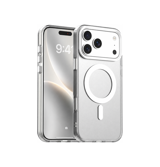 iPhone 17 Pro Max | iPhone 17 Pro Max - DeLX™ Frosted Cover m. MagSafe - Hvid - DELUXECOVERS.DK