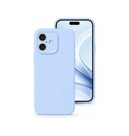 iPhone 16 Plus | iPhone 16 Plus - Deluxe™ Jelly Silikone Cover - Sky Blue - DELUXECOVERS.DK