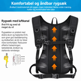 Universal Løbeudstyr | Letvægt Outdoor Rygsæk til Løb & Cykling - Sort - HAWEEL™ - DELUXECOVERS.DK