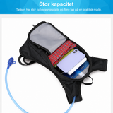 Universal Løbeudstyr | Letvægt Outdoor Rygsæk til Løb & Cykling - Sort - HAWEEL™ - DELUXECOVERS.DK