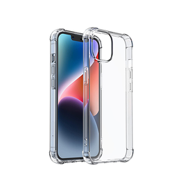 iPhone 12 Pro Max | iPhone 12 Pro Max - Silent Stødsikker Silikone Cover - Gennemsigtig - DELUXECOVERS.DK