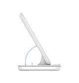 3-i-1 & Multi-Ladestationer | 3-i-1 trådløs oplader til iPhone/Watch/AirPods - 15W - Hvid - DeLX™ - DELUXECOVERS.DK