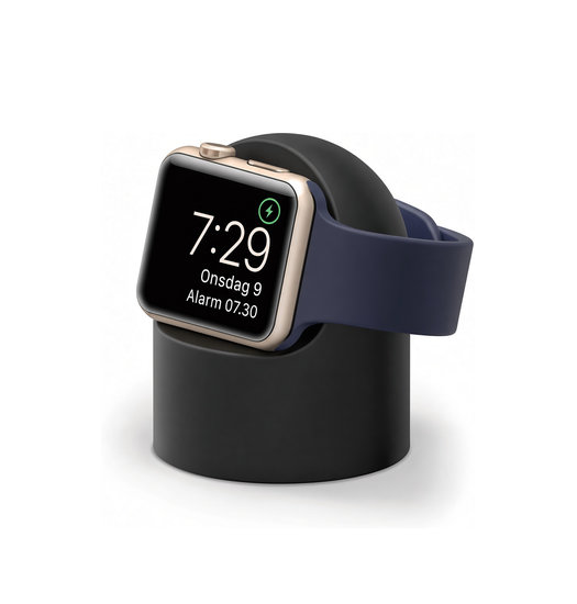 Apple Watch - Night Stand Oplader Stander - Sort