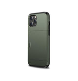iPhone 15 Pro Max | iPhone 15 Pro Max - Deluxe™ Håndværker Cover M. Kortholder - Army - DELUXECOVERS.DK